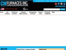 Tablet Screenshot of cmfurnaces.com